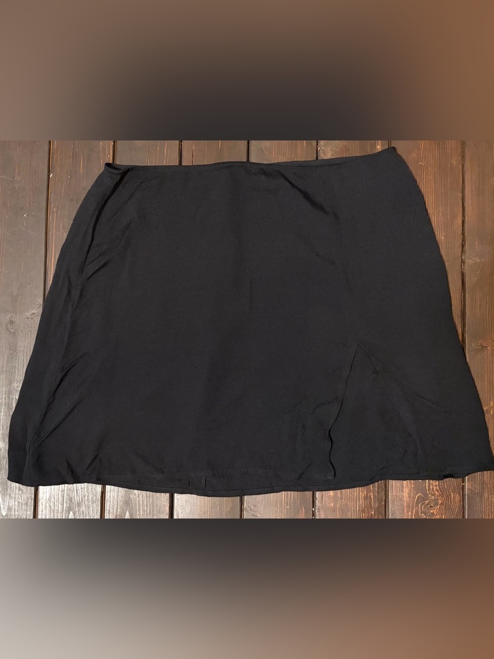 Reformation Black A-Line Skirt